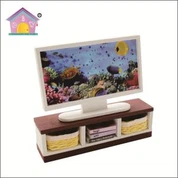 Moderna miniatyr-TV-möbler