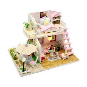 Pink Loft dockskåp i trä